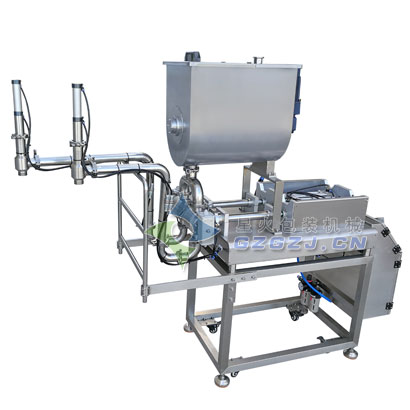 廣州星格新品推薦:臥式攪拌醬料灌裝機(圖1)