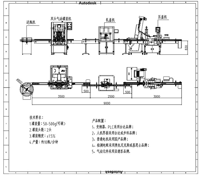 最新醬料灌裝生產(chǎn)線設(shè)計方案匯總！(圖3)