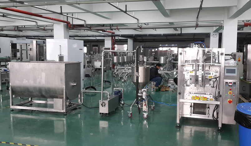 全套自動化香菇醬包裝機械達到生產(chǎn)的高效率、機械化、自動化(圖3)
